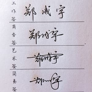 工作商务艺术简易四种风格套餐
